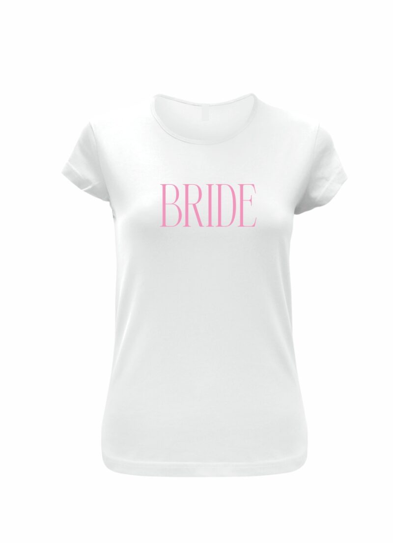 tričko bride long bílé